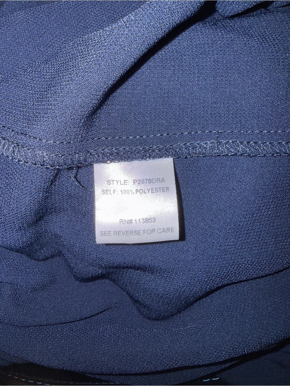 NWT - Sugarlips Navy Blue Off-Shoulder Jumpsuit Romper - Size Small - Picture 8 of 10